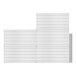 A grid of metal bars on a white background.
