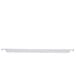 A white rectangular divider bar with a metal handle.
