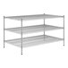 A Regency stationary wire shelving starter kit with 3 shelves.