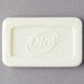 A white rectangular bar of Dial Hypoallergenic Deodorant Soap with the word "Dial" on it.