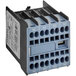 A grey and black Main Street Equipment Auxiliary Contactor with two wires.