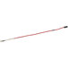 A red wire with a white background connected to a MainStreet Equipment NTC probe.