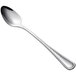 A Bon Chef Positano stainless steel iced tea spoon with a silver handle.