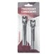 A package of 2 Franmara black plastic pocket corkscrews.