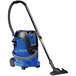 A blue and black Nilfisk AERO wet/dry vacuum cleaner.