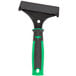 A green and black Unger ErgoTec scraper with a 4" blade.