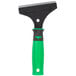 An Unger ErgoTec 4" scraper with a green and black ergonomic handle.