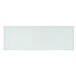 A white rectangular Spring USA tempered glass shelf.