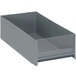 A gray high impact polystyrene drawer for Quantum interlocking cabinets.