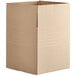 A Lavex cardboard shipping box with multiple depth options.