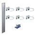 A Triton LocBoard kit with metal brackets and screws.