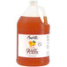 A gallon jug of Amoretti Orange Craft Puree.