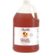A jug of Amoretti Peach Craft Puree on a white background.