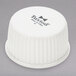 A Tuxton fluted white china ramekin.