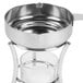 A silver Thunder Group Butter Melter with a glass container and handle.