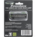A package of a PowerSmith LED flood head lamp with black and white text on a white background.
