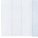 A white rectangular object with a black border and a black and white object on it.