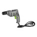 A Genesis corded electric drill with a keyless chuck.