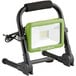 A green and black PowerSmith LED work light with a handle.