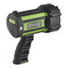 A green and black PowerSmith waterproof LED spotlight.