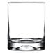 A close up of a Libbey customizable rocks glass.
