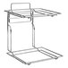 A chrome metal APS Doppeldecker two-tier buffet frame on a counter.