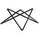 A black metal APS Prisma buffet stand structure with four legs.