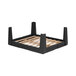 A black and grey MasonWays 6" adjustable pallet guard.