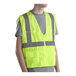 A man wearing a lime green Cordova high visibility safety vest.