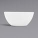 A bright white porcelain bowl.