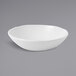 A Dudson Organic White china bowl on a white background.