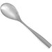 A Sant'Andrea Vasari stainless steel teaspoon with a close-up of the spoon on a white background.