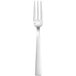 A Sant'Andrea Elevation stainless steel fish fork with a black top.