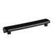 A black rectangular door handle for refrigeration equipment.