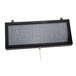 A rectangular white LED sign with the words "Abierto" in black.