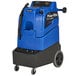 A blue and black Powr-Flite Pulsar+ carpet extractor on a white background.