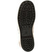 The black sole of a Tingley Pylon brick red neoprene boot.