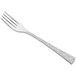 An Amefa Livia Ronda stainless steel table fork with a silver handle with dots on it.