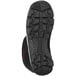 The sole of a Tingley Badger waterproof boot with a rubber sole.