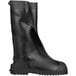 A pair of black Tingley Workbrutes overshoes with a zipper.