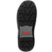 The black sole of a Tingley Flite Safety Waterproof Toe Work Shoe.