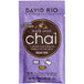 A purple David Rio Orca Spice Sugar-Free Chai Tea Latte package with white text and a logo.