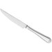 A Reserve by Libbey stainless steel steak knife with a silver handle.