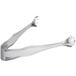 A silver Libbey ice tongs with two handles.