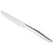 A Libbey stainless steel dinner knife with a silver handle.