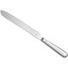 A Libbey Windsor stainless steel cake knife with a silver handle.