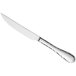 A Reserve by Libbey stainless steel steak knife with a textured hollow handle.