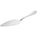 A close-up of a Libbey stainless steel cake server with a handle.