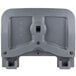 A navy blue plastic end table for a Cambro Versa food bar.