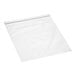 A clear reclosable polyethylene bag measuring 10 by 12 inches.